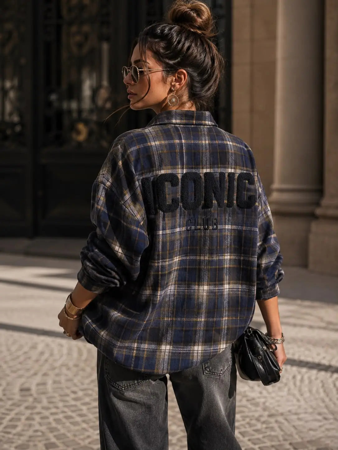 Chemise Oversize Carreaux ICONIC CLUB