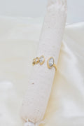 Bague cristaux en acier inoxydable
